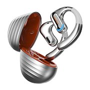 Casca OneOdio wireless, tip butoni - TWS, utilizare smartphone, conectare prin Bluetooth 5.2, difuzor 16.2 mm, argintiu, 