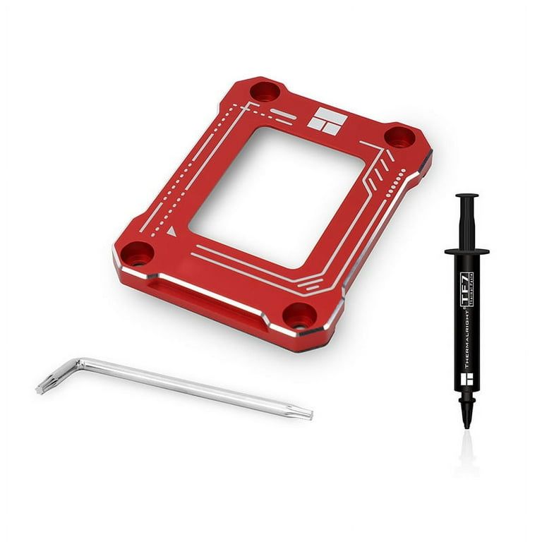 Contact frame Thermalright, compatibil LGA 1700 aliaj aluminiu, 54x70x6mm, rosu, 