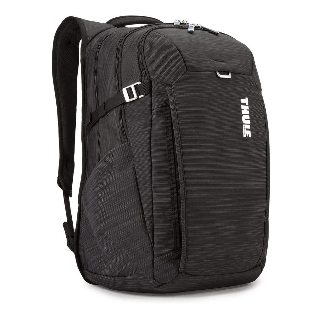 RUCSAC THULE, pt. notebook de max. 15.6 inch, 28 l, 3 compartimente, buzunar frontal x 2 | buzunar lateral x 2, waterproof, nylon, negru, 