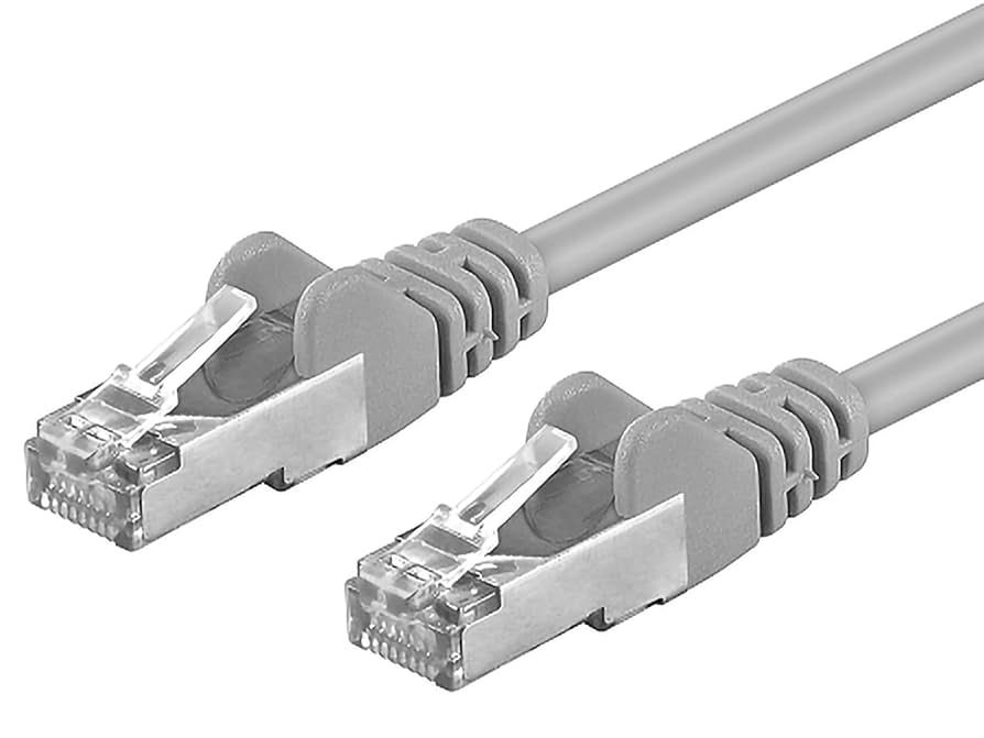 Patchcord UTP RJ45-RJ45 Cat.5e 0.1m, gri, 