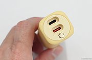Power Bank Vention (USB-C + Lightning), 5000mAh ,20W Yellow Light Indicator Display Type  