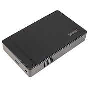 RACK extern SPACER, pt HDD/SSD, 3.5 inch, S-ATA, interfata PC USB 3.0, alimentare retea, plastic, negru, 