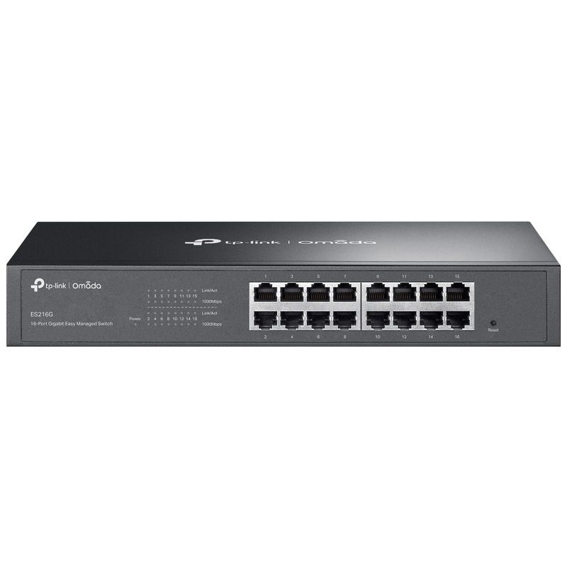 SWITCH TP-Link Easy Managed, 16-Port Gigabit RJ-45, metalic 