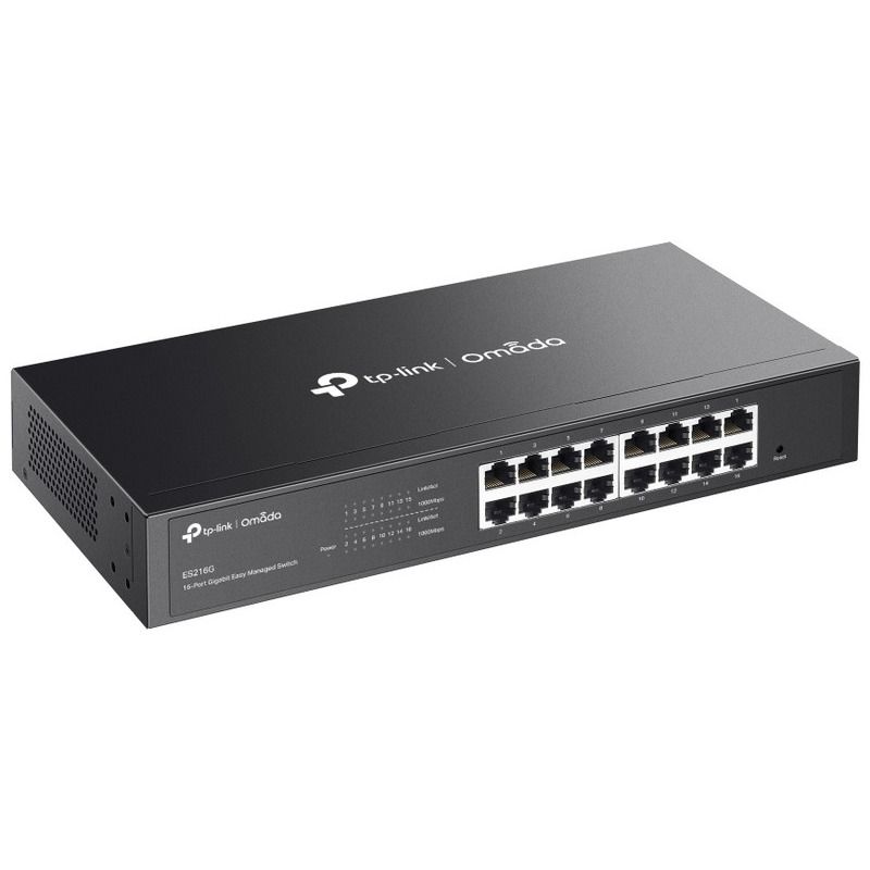 SWITCH TP-Link Easy Managed, 16-Port Gigabit RJ-45, metalic 