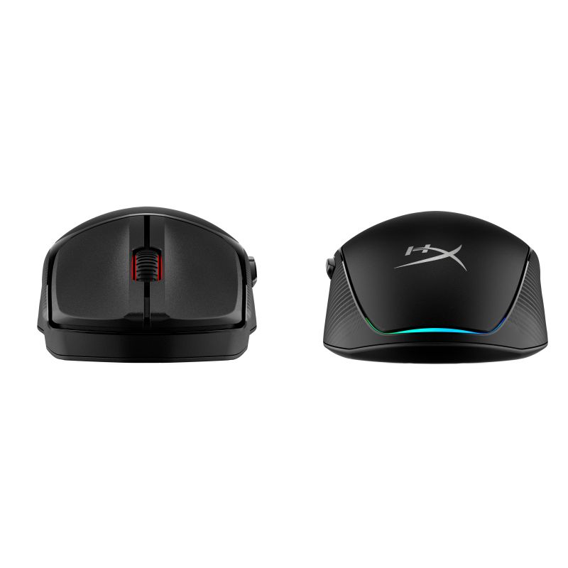Mouse wireless HyperX Pulsefire Fuse, autonomie pana la 85 de ore, 6 butoane, compatibilitate PC, PS5, Xbox Series X|S. Compatibilitate software: NGENUITY, negru_1