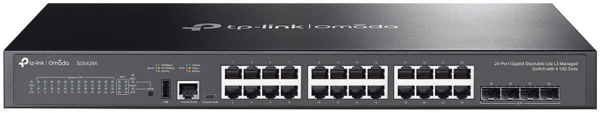 24-PORT 1G MANAGED SWITCH/STACKABLE LITE L3 WITH 4X SFP+_3
