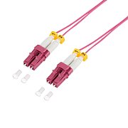 PATCH CORD Fibra Optica LOGILINK OM4 50/125, multimode, LC/UPC-LC/UPC, LSZH, 3 m, super-slim, violet, 