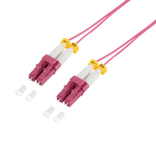 PATCH CORD Fibra Optica LOGILINK OM4 50/125, multimode, LC/UPC-LC/UPC, LSZH, 3 m, super-slim, violet, 