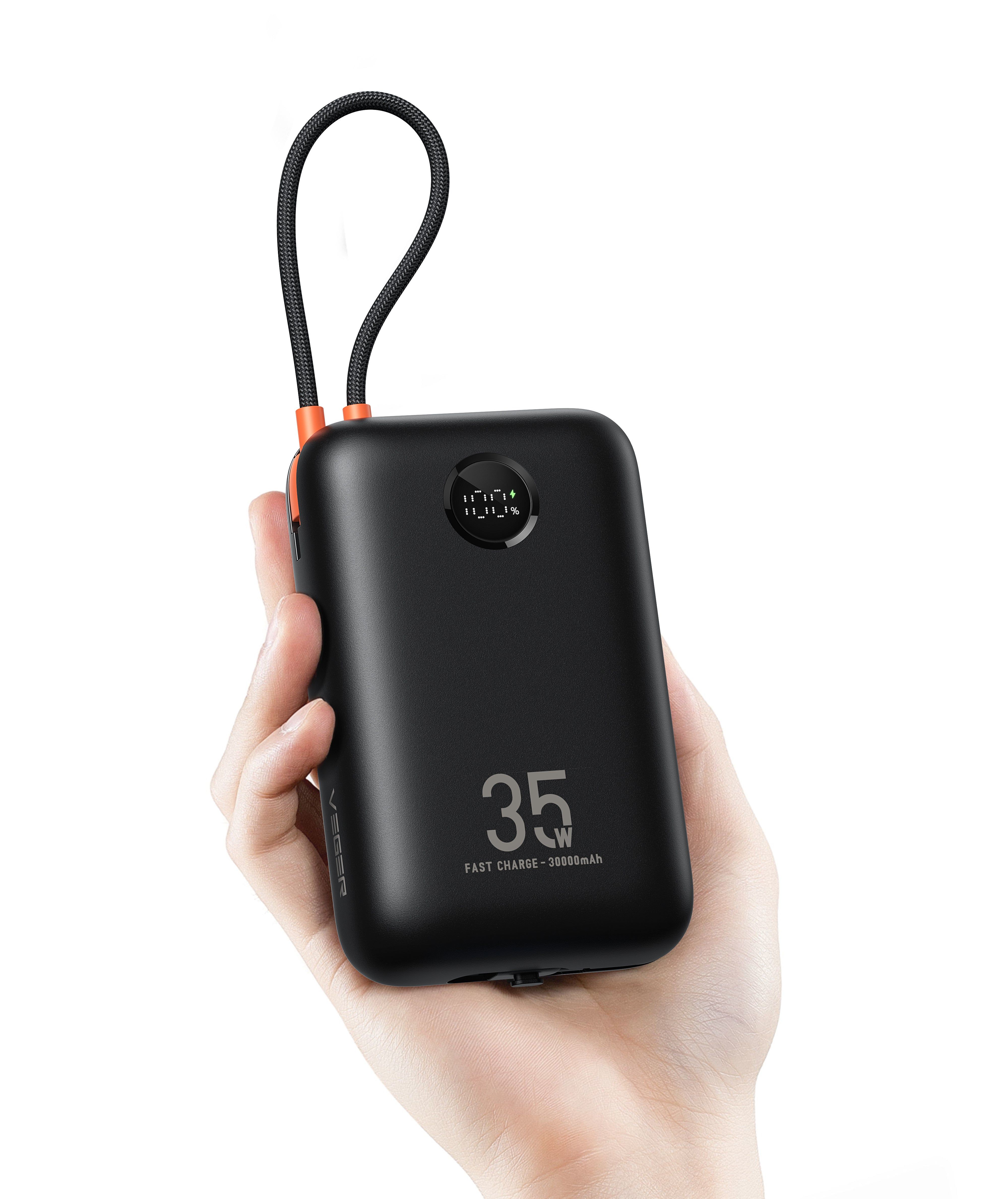 POWER BANK USB 30000MAH PD35W/K3 W3018 BLACK W3..._2