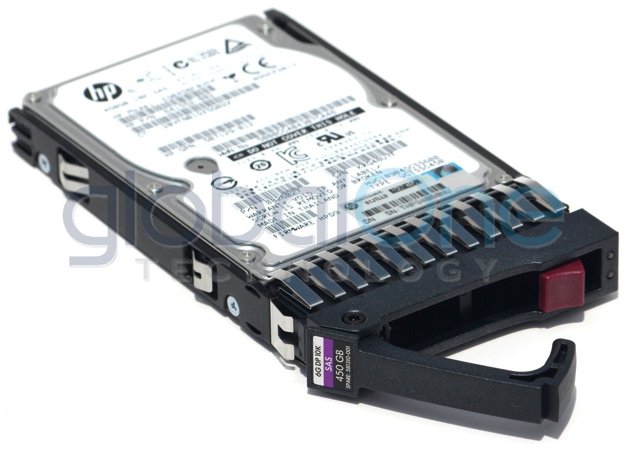 Hewlett Packard Enterprise 450GB, 6G, SAS, 10K rpm, SFF, 2.5-inch 2.5