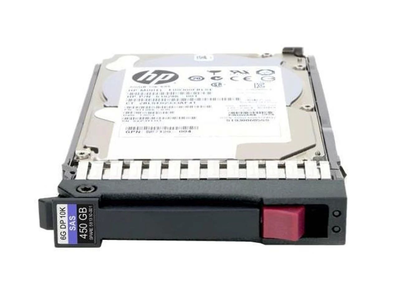 Hewlett Packard Enterprise 450GB, 6G, SAS, 10K rpm, SFF, 2.5-inch 2.5