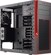 Supermicro SuperChassis GS50-000R Midi Tower Negru, Roşu_3
