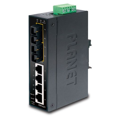PLANET ISW-621S15 switch-uri Fara management L2 Fast Ethernet (10/100) Negru_1