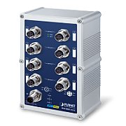PLANET ISW-800T-M12 switch-uri Fara management L2 Fast Ethernet (10/100) Albastru, Gri_1