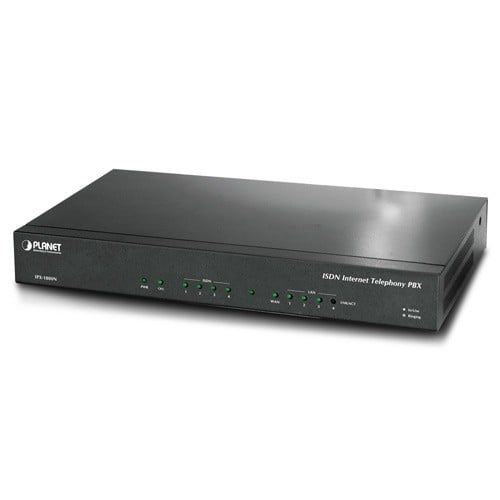 PLANET 30 USER SIP BASE IP PBX WITH 4-PORT ISDN BUILT-IN, 30 user(s) Sistem IP PBX (private & packet-switched)_1