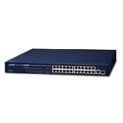 PLANET FGSW-2511P switch-uri Fara management Fast Ethernet (10/100) Power over Ethernet (PoE) Suport 1U Albastru_1