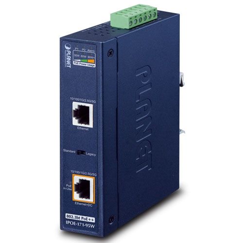 PLANET IPOE-171-95W switch-uri Gigabit Ethernet (10/100/1000) Power over Ethernet (PoE) Suport Albastru_1