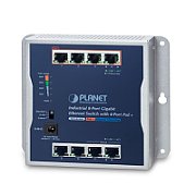 PLANET P30 Industrial 8-Port Fara management Power over Ethernet (PoE) Suport Albastru, Gri_1