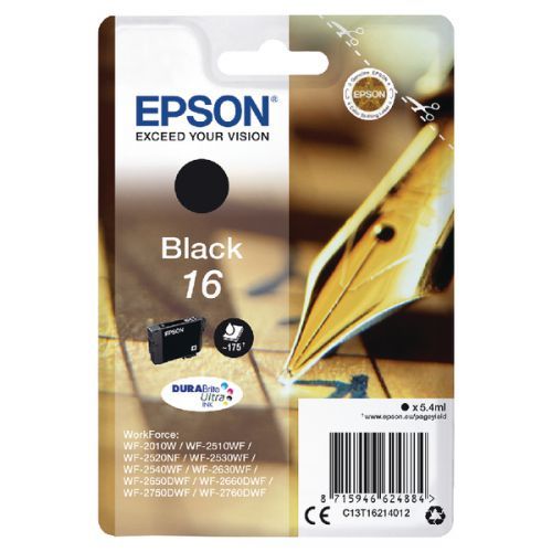 Epson Pen and crossword Singlepack Black 16 DURABrite Ultra Ink_2