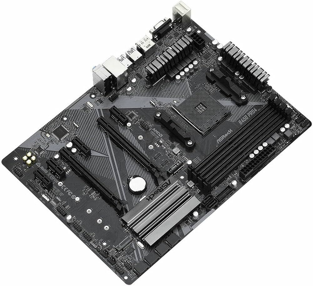 Asrock B450 Pro4 R2.0 AMD B450 Mufă AM4 ATX_1