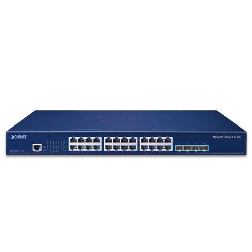 PLANET Layer 3 24-Port 10/100/1000T Gestionate L3 Gigabit Ethernet (10/100/1000) 1U Albastru_1