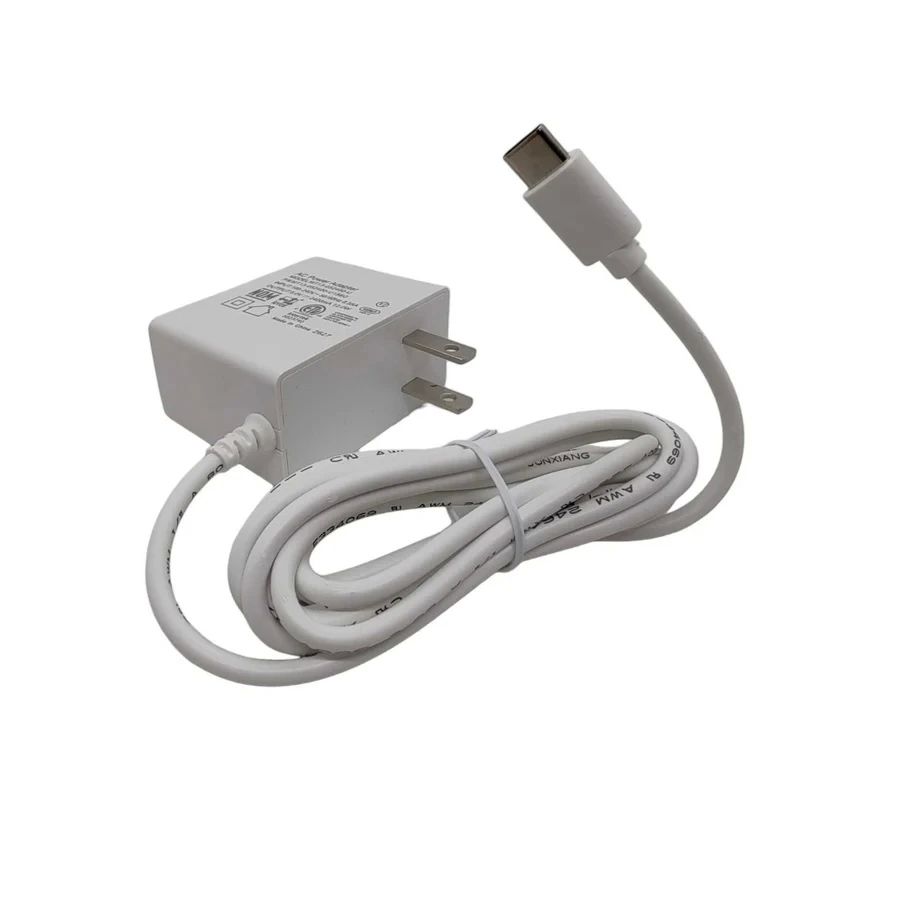 MikroTik 5V 2.4A 12W USB power supply for hAP ax lite, Type C (US) plug_2