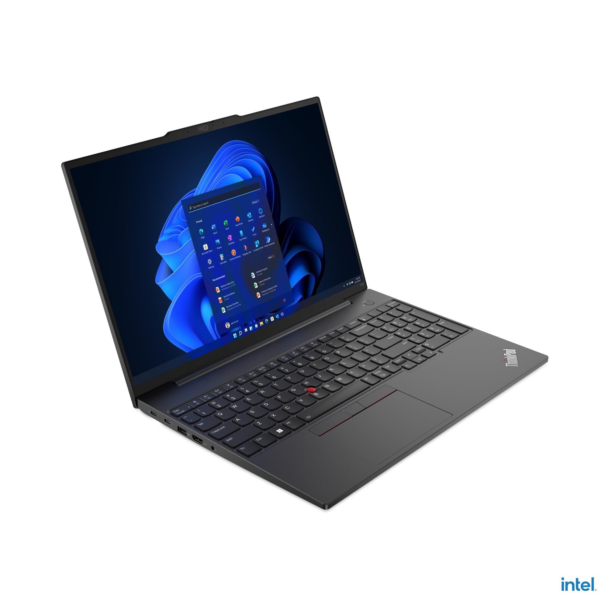 ThinkPad E16 G1, Intel® Core™ i7-1355U (E-Kerne bis zu 3,70GHz, 12MB) 16 1920 x 1200 Non-Touch, Windows 11 Pro (64 Bit), 16.0GB, 1x512GB SSD M.2 2242 PCIe Gen4_3