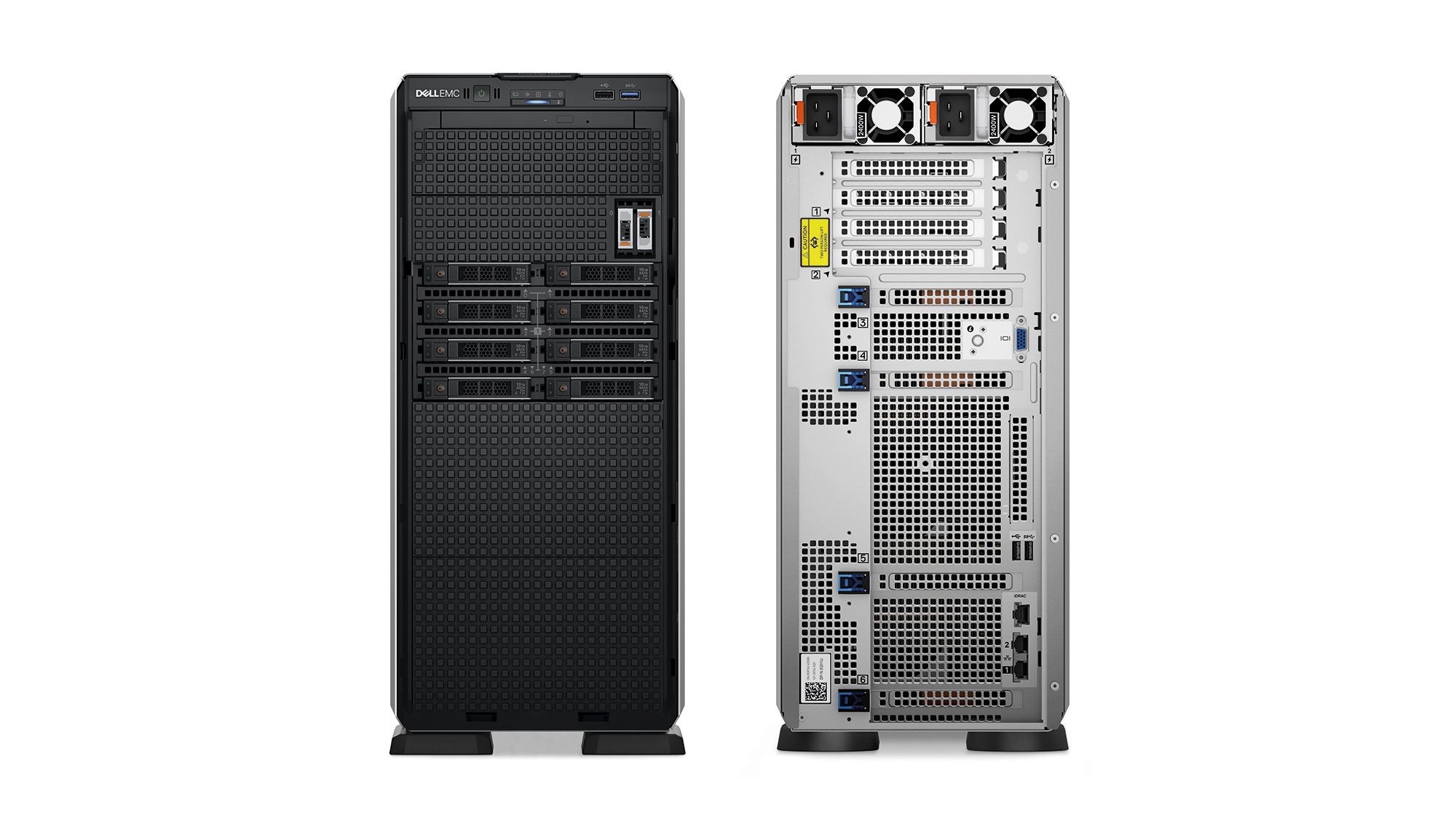 DELL PowerEdge T550 servere 480 Giga Bites Tower Intel® Xeon® Silver 4309Y 2,8 GHz 64 Giga Bites DDR4-SDRAM 1100 W_6