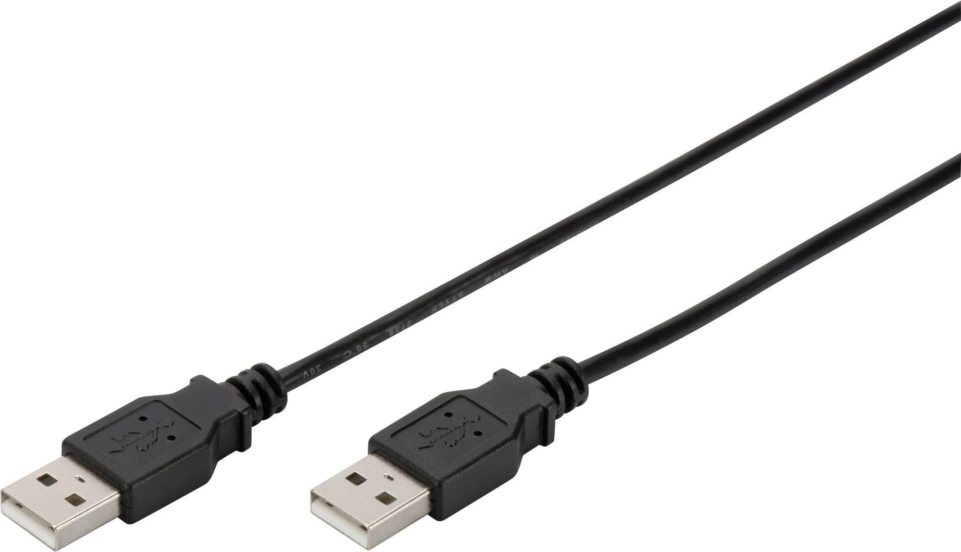 Digitus AK-300101-010-S cabluri USB USB 2.0 1 m USB A Negru_1
