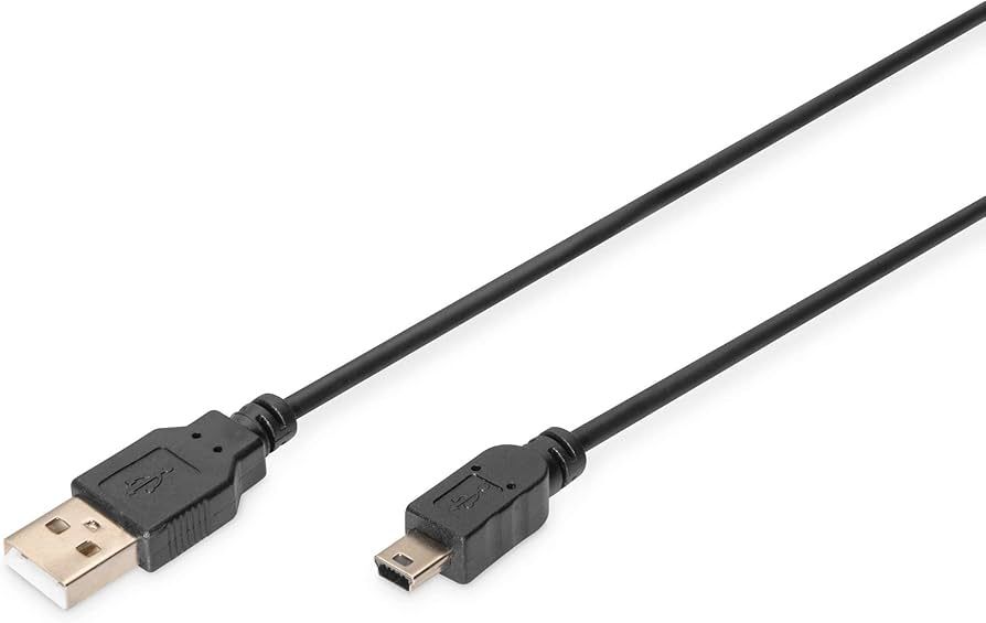 Digitus AK-300130-018-S cabluri USB USB 2.0 1,8 m USB A Mini-USB B Negru_1