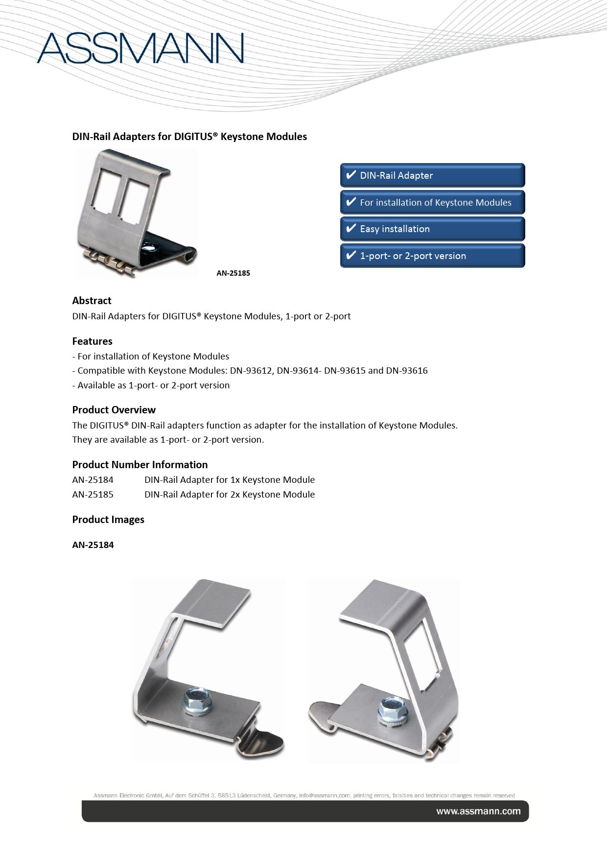 Digitus AN-25185 carcasă priză și întrerupătoare Metalic_4