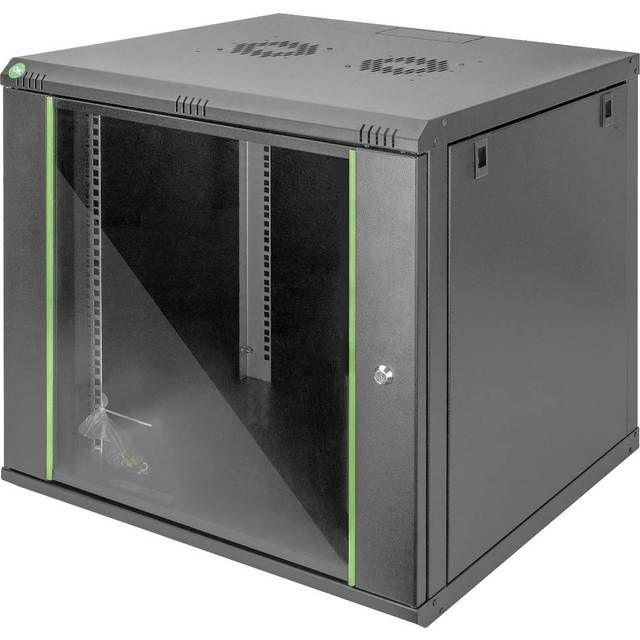 Digitus DN-19 09U-6/6-EC-SW rack-uri 9U Raft montat pe perete Negru_3