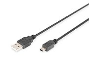 Digitus DB-300130-010-S cabluri USB USB 2.0 1 m USB A Mini-USB B Negru_4