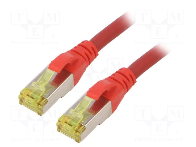 Digitus DK-1644-005-R-10 cabluri de rețea Roşu 0,5 m Cat6 S/FTP (S-STP)_2
