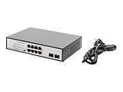 Digitus DN-95140 switch-uri Fara management Gigabit Ethernet (10/100/1000) Power over Ethernet (PoE) Suport Negru, Argint_2