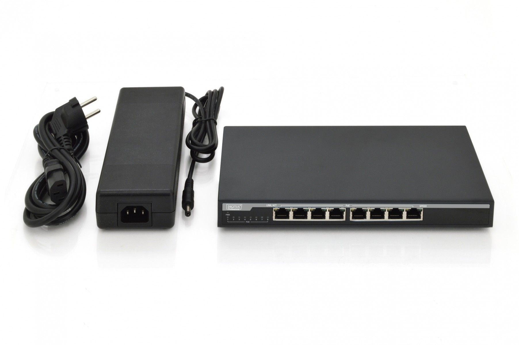 Digitus DN-95340 switch-uri Fara management Gigabit Ethernet (10/100/1000) Power over Ethernet (PoE) Suport Negru_3