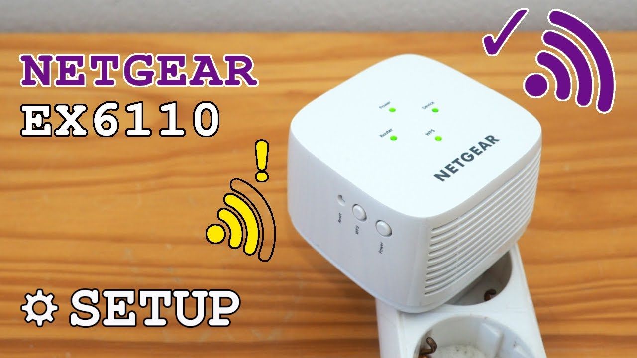 NETGEAR EX6110 Transmițător & receptor rețea Alb 10, 100, 300 Mbit/s_2
