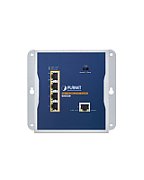 PLANET WGS-E304PT Industrial PoE+ Wall-mounted Extender 1-Port PoE++ to 4-Port Transmițător & receptor rețea Albastru_1