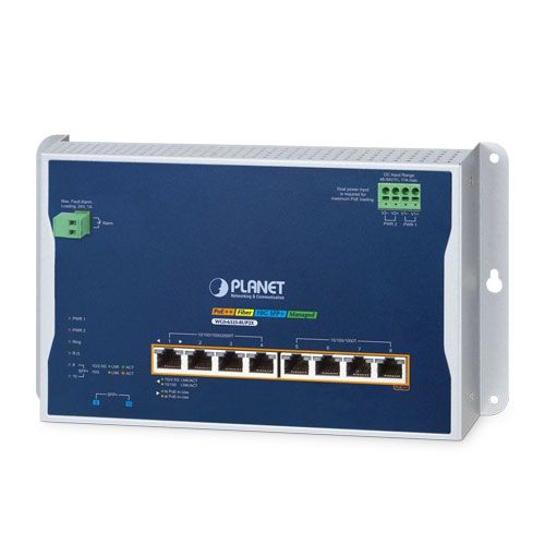 PLANET IP30 Industrial L3 4-Port 2.5G 802.3bt PoE+ - 4-Port Gestionate 2.5G Ethernet (100/1000/2500) Power over Ethernet (PoE) Suport Aluminiu, Albastru_2