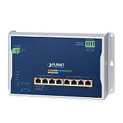 PLANET IP30 Industrial L3 4-Port 2.5G 802.3bt PoE+ - 4-Port Gestionate 2.5G Ethernet (100/1000/2500) Power over Ethernet (PoE) Suport Aluminiu, Albastru_2