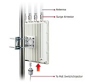 PLANET IP67 Wi-Fi 6 802.11ax, Dual 2400 Mbit/s Aluminiu Power over Ethernet (PoE) Suport_2