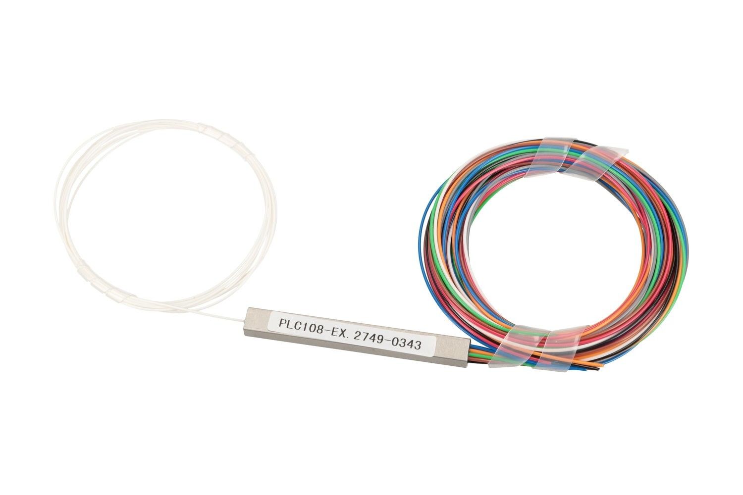 Extralink 1:8 PLC SPLITTER WITHOUT CONNECTOR 900UM 1.5M STEEL BOX Splitter cablu_2