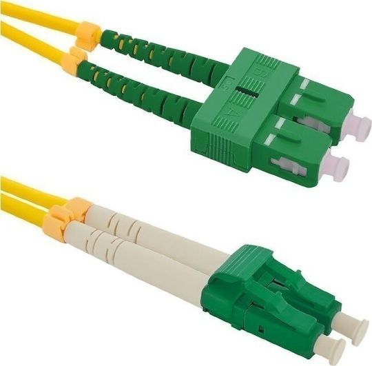 Extralink EX.1445 cablu InfiniBand/fibră optică 3 m SC LC FTTH Galben_2