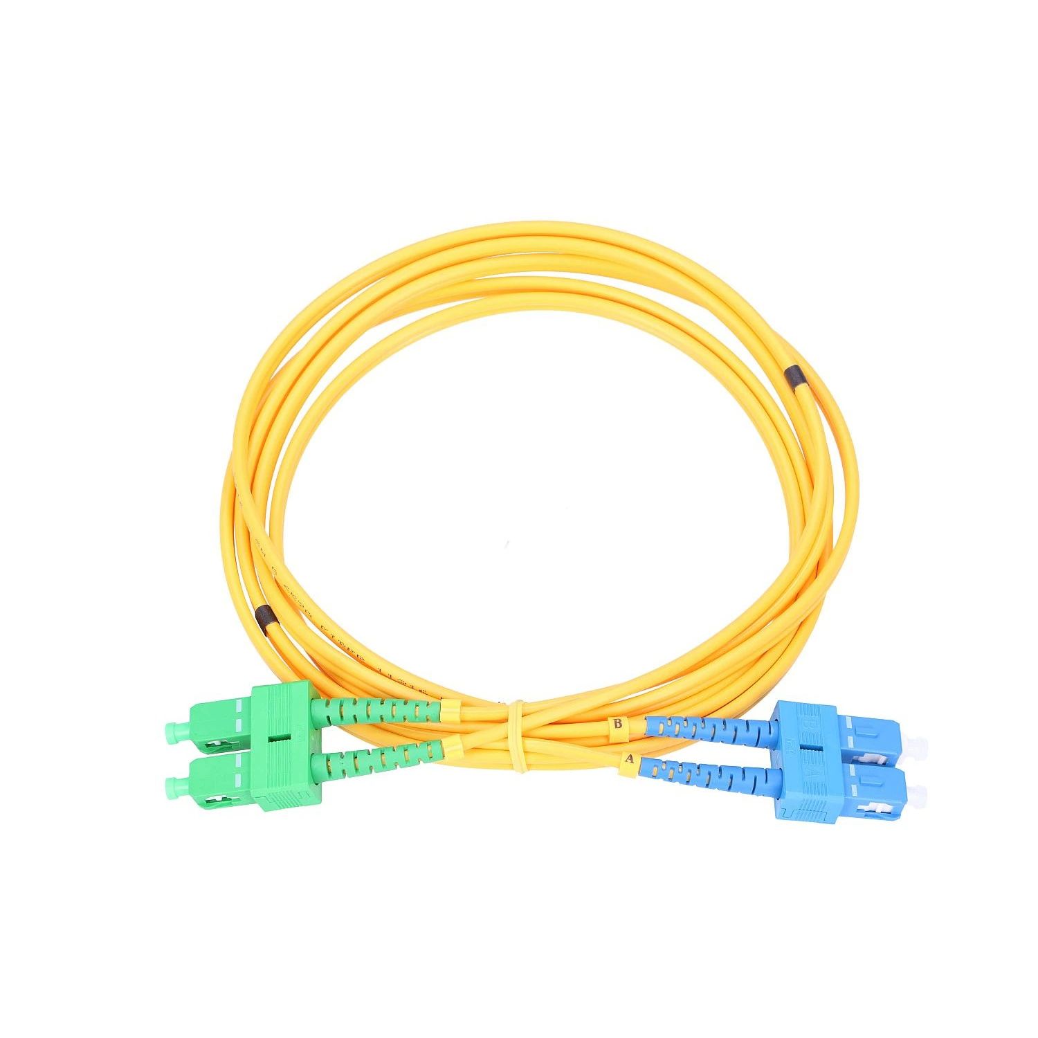Extralink PATCHCORD SC/UPC-SC/APC SM G.652D DUPLEX 3.0MM 5M PVC - Single- bzw. Monomode-Faser - 5 m cablu InfiniBand/fibră optică FTTH Galben_2