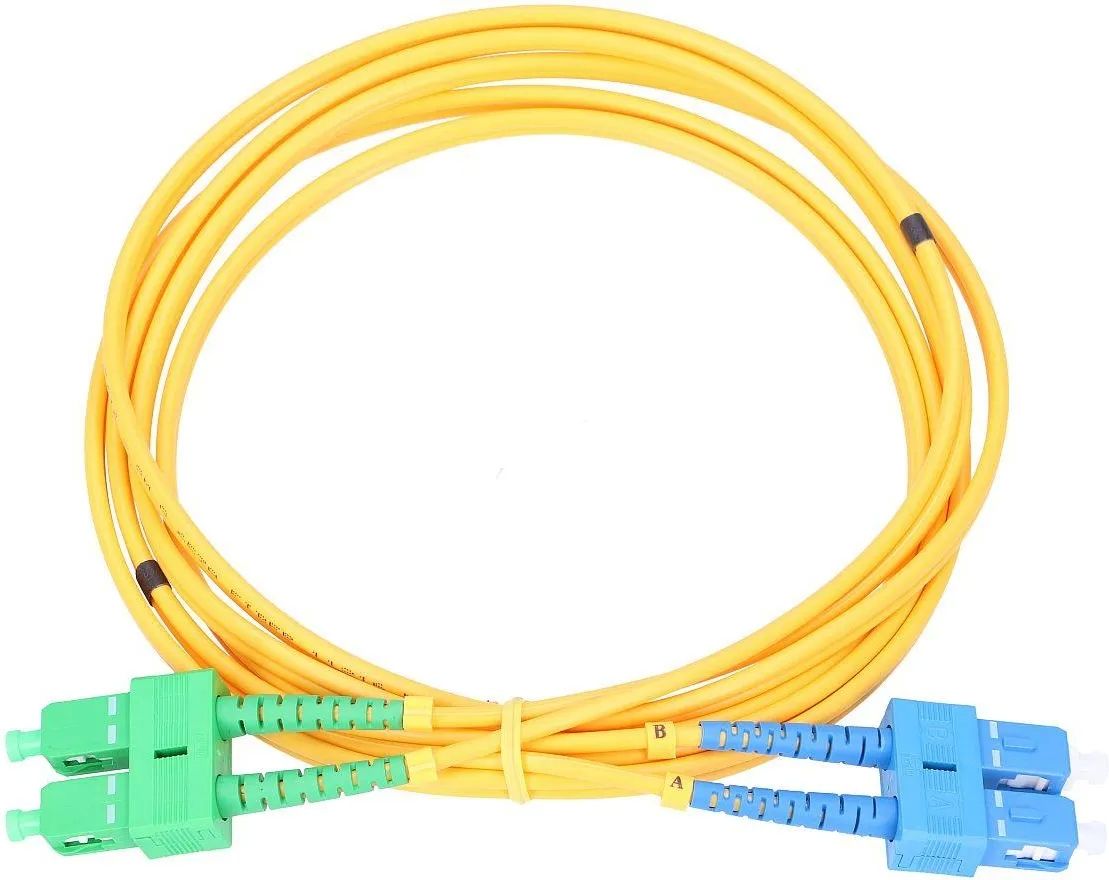 Extralink PATCHCORD SC/UPC-SC/APC SM G.652D DUPLEX 3.0MM 5M PVC - Single- bzw. Monomode-Faser - 5 m cablu InfiniBand/fibră optică FTTH Galben_3