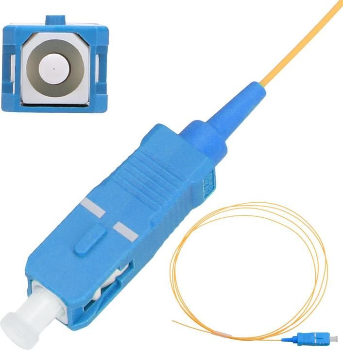 Extralink EX.1933 cablu InfiniBand/fibră optică 1 m SC Pigtail FTTH Galben_2