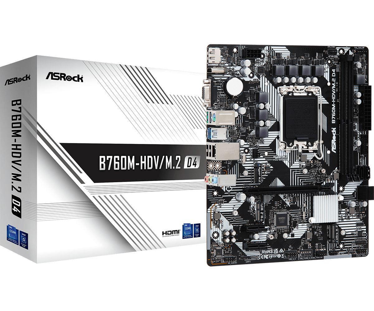 Asrock B760M-HDV/M.2 D4 Intel B760 LGA 1700 micro-ATX_1