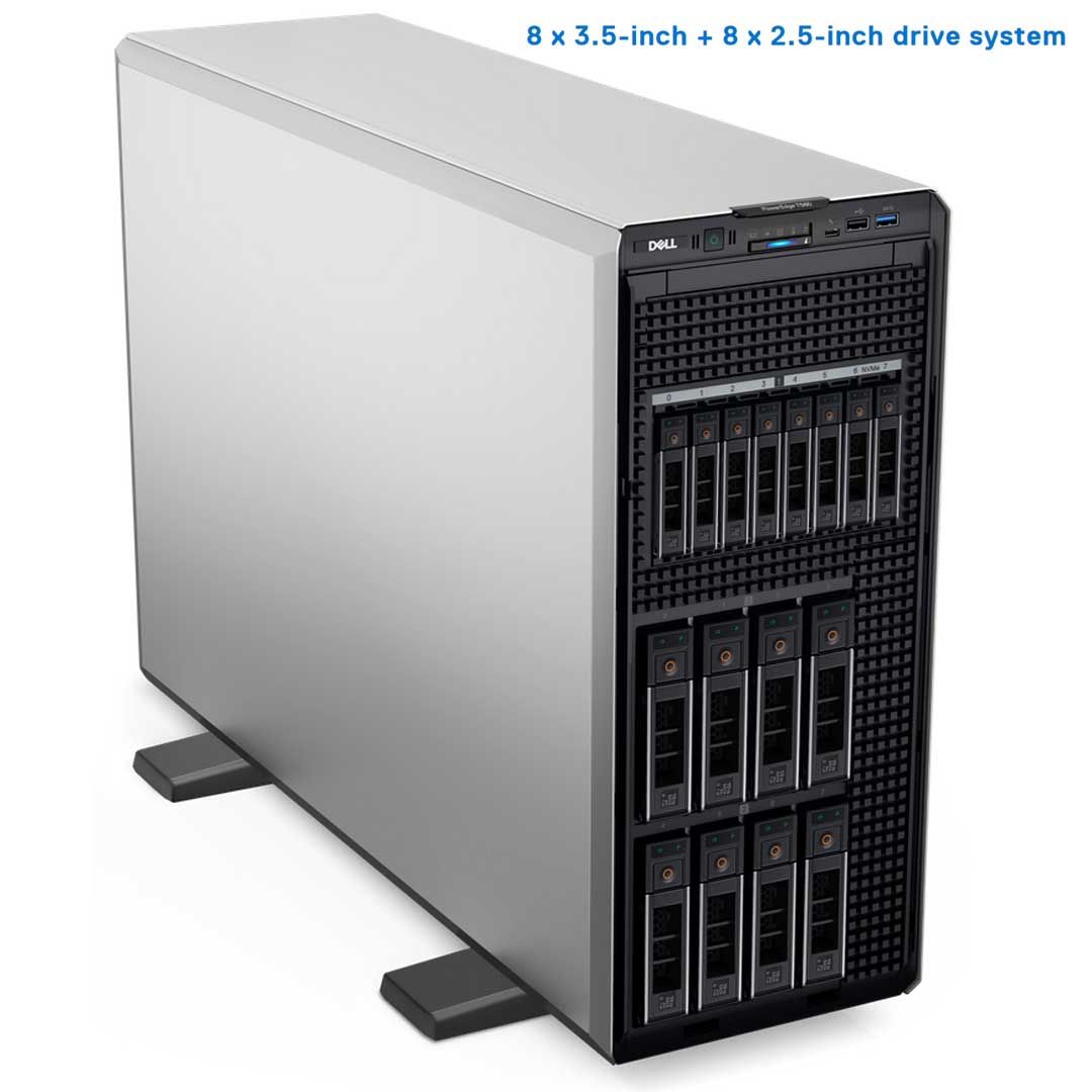 DELL PowerEdge T560 servere 480 Giga Bites Turn (4.5U) Intel® Xeon® Silver 4410Y 2 GHz 32 Giga Bites DDR5-SDRAM 1100 W_8