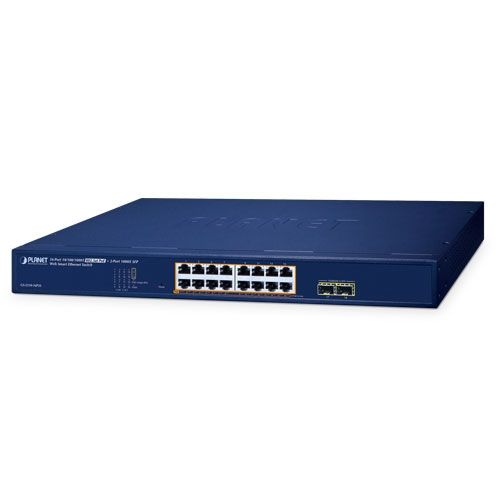 Planet GS-2210-16P2S Switch Smart 16xGE PoE+ 2xSFP_1