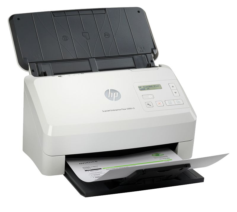 HP ScanJet Enterprise Flow 5000 s5 Sheet-fed scaner 600 x 600 DPI A4 Alb_2